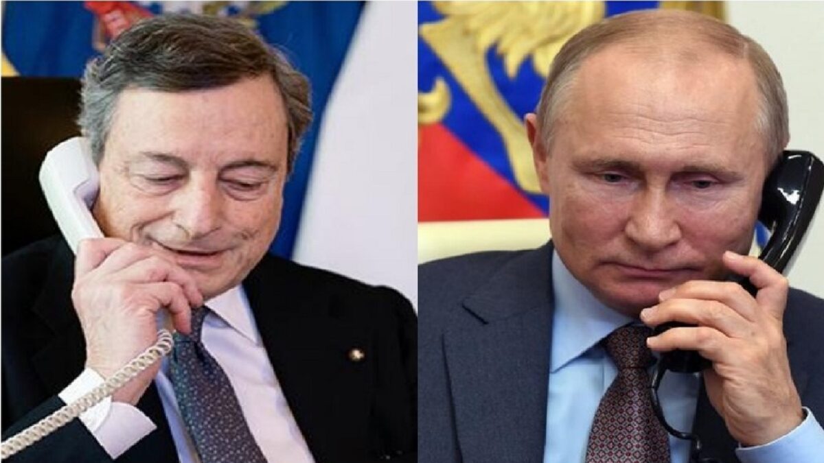 Putin a Draghi, Russia continuerà a fornire gas all’Italia