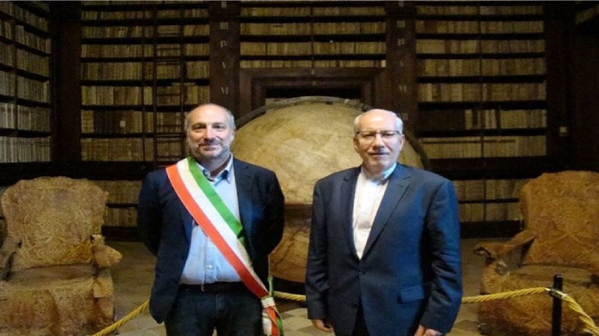 L’ ambasciatore dell’Iran in Italia Hamid Bayat in visita a Fermo