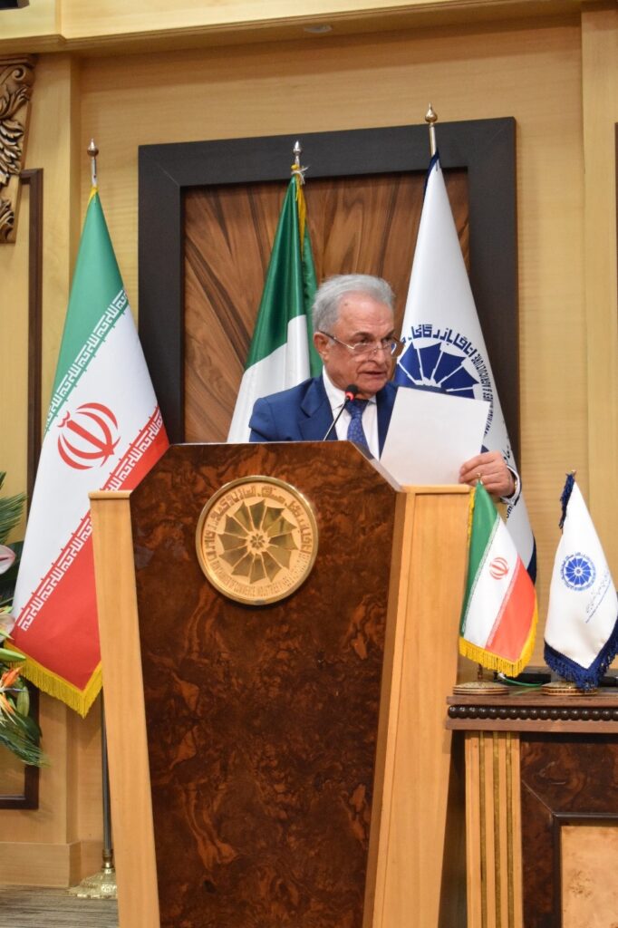 بخش اول مجمع، سخنرانی ریاست محترم اتاق مشترک ایران و ایتالیا