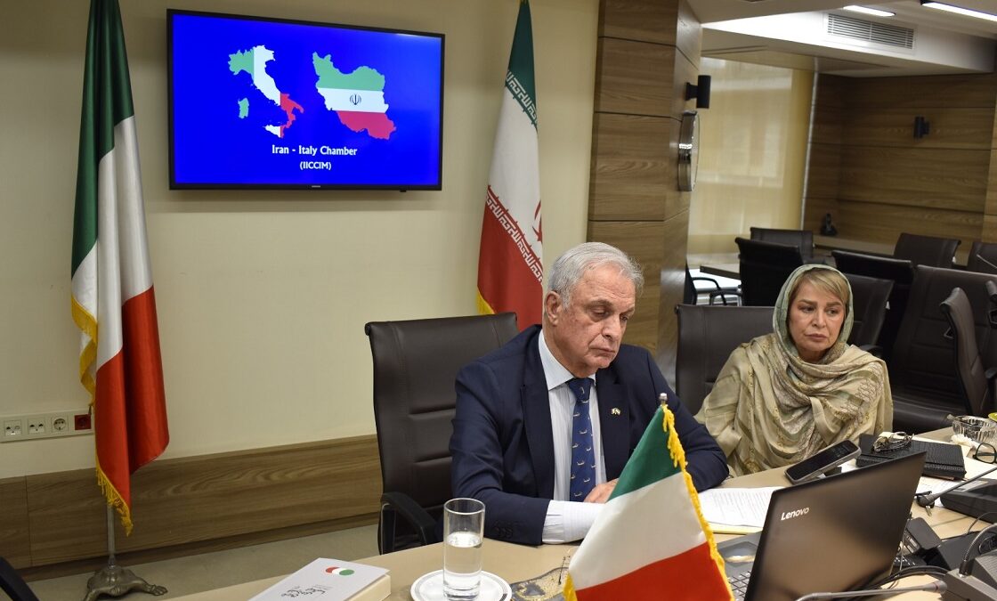 سخنرانی ریاست اتاق ایران و ایتالیا در وبینار تخصصی تجهیزات پزشکی و دارو با همکاری سفارت ایتالیا در تهران
